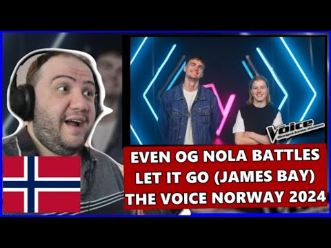 Even og Nola | Let It Go (James Bay) | Battles | The Voice Norway 2024 | Utlendings Reaksjon | ????????