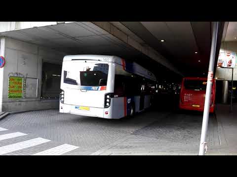 RET Bussen sporten op Rotterdam zuidplein