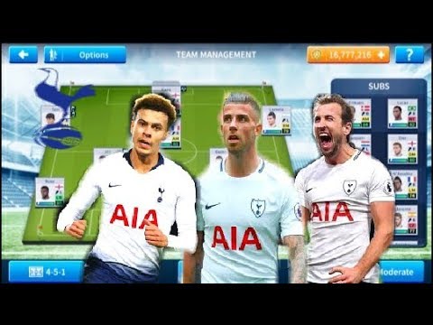 Tottenham hotspur best Squad | Dream League soccer 19 | ★ Dream gameplay ★ Video