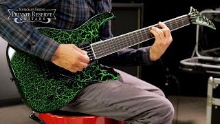 Video thumbnail for Jackson Custom Select Soloist Electric Guitar, Black Green Crackle by Musician's Friend