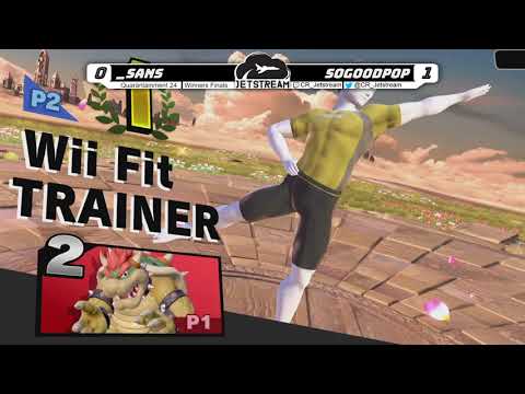 Quarantainment 24 Winners Finals - _Sans (Bowser) Vs. SogoodPop (WiI Fit Trainer) - SSBU