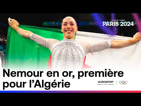 JO PARIS 2024 - Kaylia Nemour devient la première gymnaste algérienne à décrocher l'or