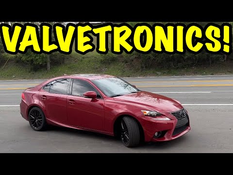 2014 Lexus IS 250 2.5L w/ VALVETRONICS MUFFLERS!