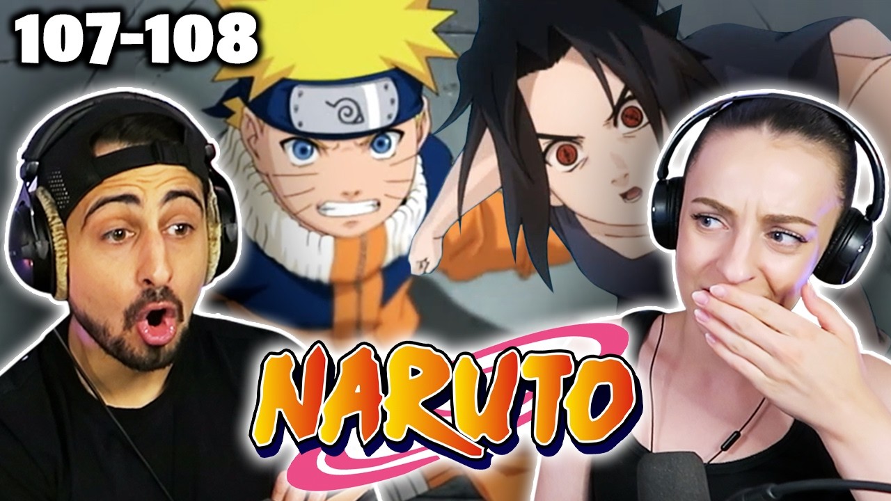 NARUTO VS SASUKE! *NARUTO* Episodes 107 & 108 REACTIONS!