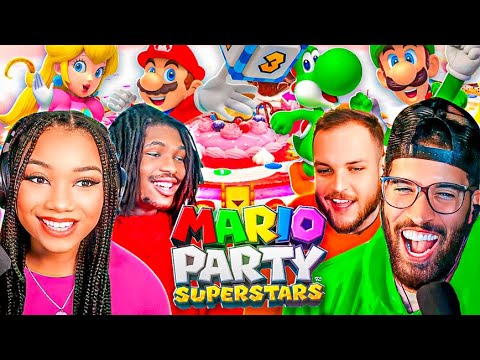 The Most Disrespectful Mario Party MATCH EVER! w/ PeeG, Rico, mari, Joe
