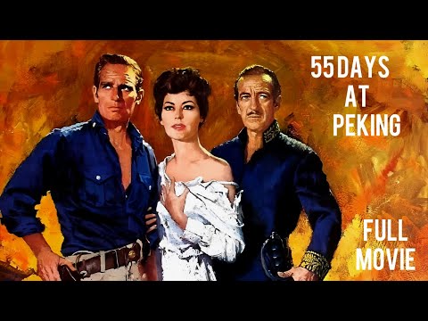 War movie / 55 Days At Peking 1963 / Full movie / Classic Film / Sub /Charlton Heston
