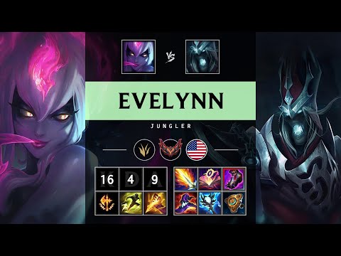 Evelynn Jungle vs Karthus - NA Grandmaster Patch 25.21