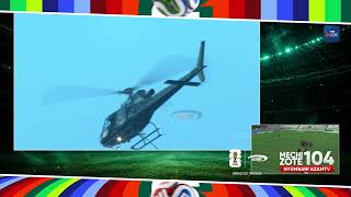 Chopa yazunguka jiji la Dar es Salaam na ujumbe wa Kombe la Dunia Mechi zote 104 LIVE Azam TV