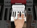 Hosanna piano tutorial facil #musicacristiana #adoracion