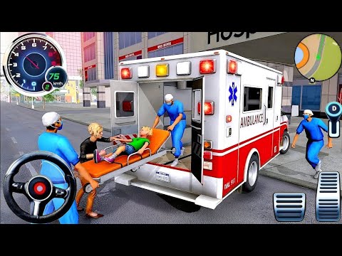 Ambulance City Rescue Simulator - 911 US Emergency Ambulance Driving 3D: Android Gameplay