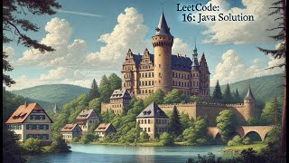 leetcode 16 : closest 3 sum : java solution