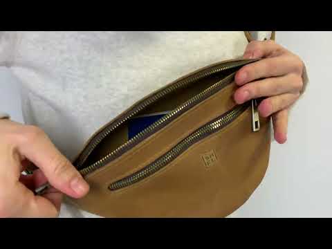 Leather Fanny Pack Handmade by ShufliaCrafts