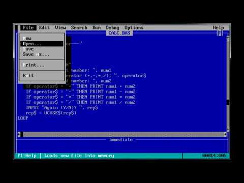 Qbasic Programming Tutorial Youtube