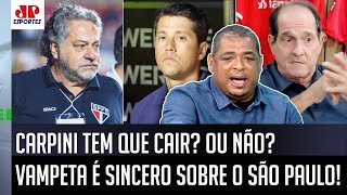 ‘Ô Muricy, ô Casares: tem que chamar o Carpini e…’: Vampeta é sincero sobre o São Paulo