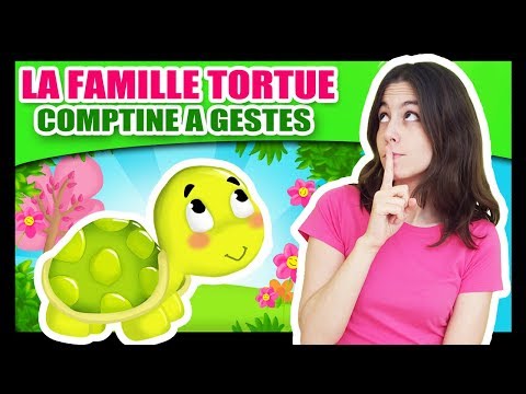La famille Tortue - Comptines à gestes pour bébé - Titounis