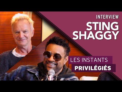 Sting et Shaggy "On aime Paris, la France, les gens" - Interview Hotmixradio
