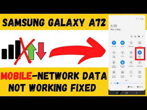 Samsung Galaxy A72 Network Problem | Mobile data not working or showing
