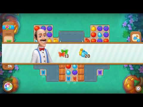 Gardenscapes level 11289 No Boosters Gameplay