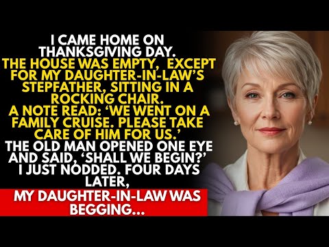 My Family Went On A Trip For Thanksgiving And Left Me Taking Care Of My Daughter-In-Law’s Stepfather