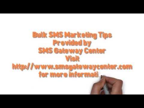 Bulk SMS Marketing Tips