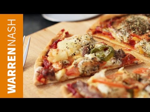 自宅でピザを作る方法 - フードポルノ - ウォーレン・ナッシュのレシピ (How to make a pizza at home - Food Porn - Recipes by Warren Nash)
