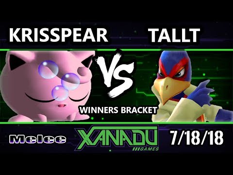 S@X 259 SSBM - TallT (Falco) Vs. Krisspear (Jigglypuff) - Smash Melee Winners Bracket