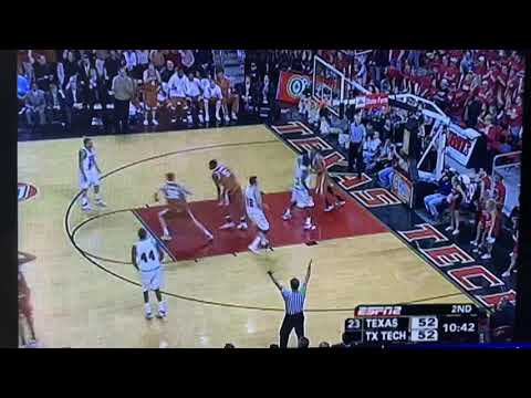 2007 Texas vs Texas Tech basketball snippet