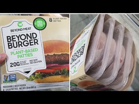 Costco! BEYOND MEAT - BEYOND BURGER - 8x 4oz Patties -...