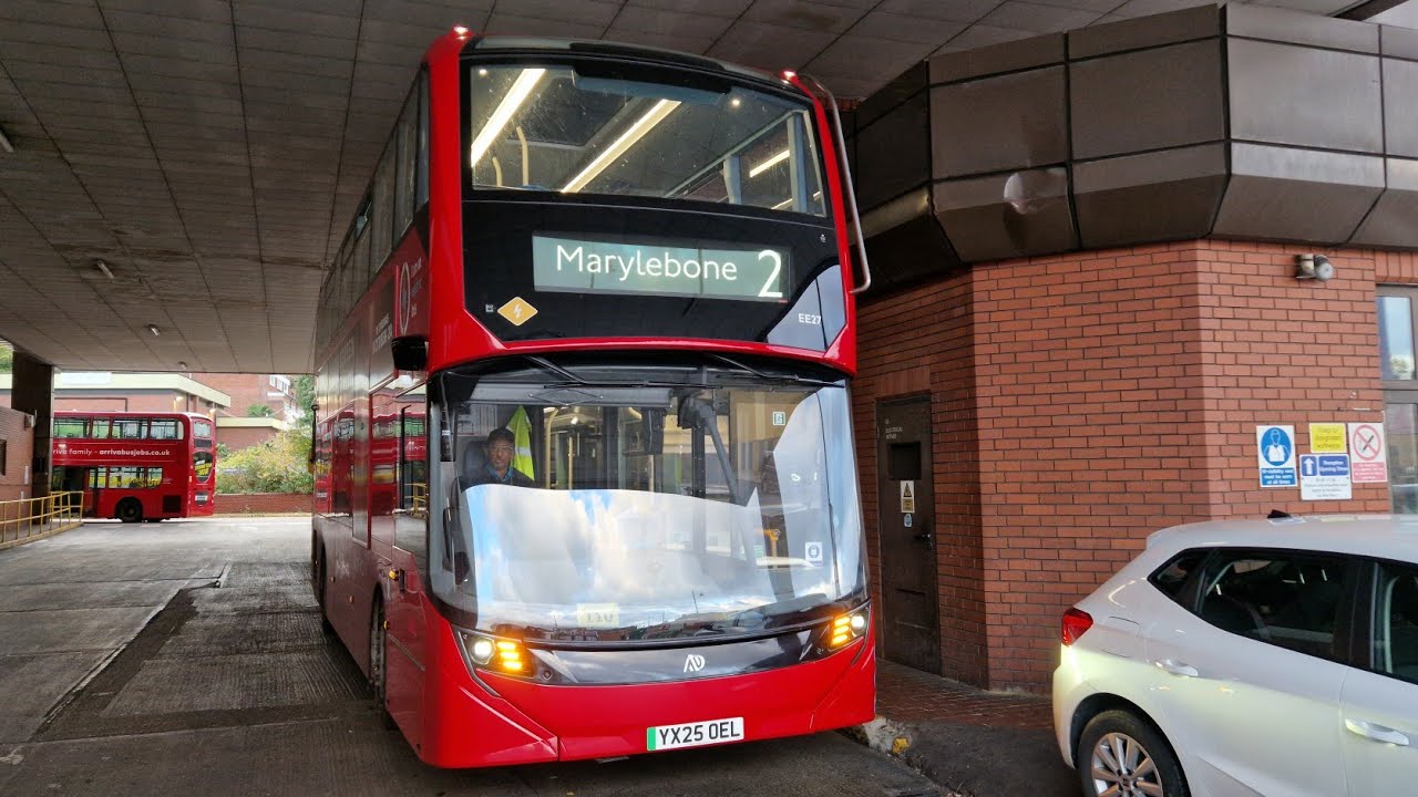 FULL AD E400 EV ⚡️ | LONDON BUS 2 MARYLEBONE - WEST NORWOOD (YX25OEL) EE27