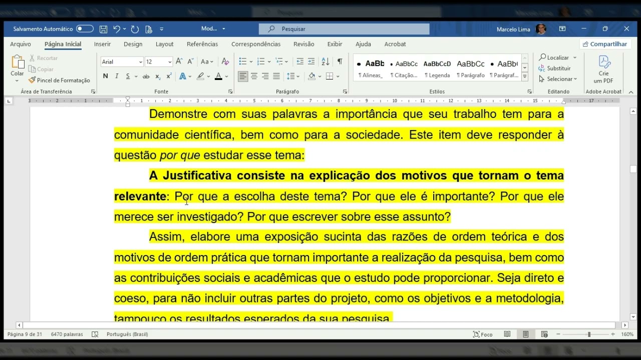 Leitura Arquivo Modelo de TCC Projeto 1/2 - Parte3 - 2025/1