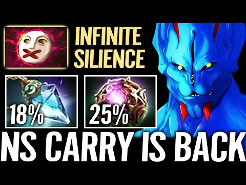 🔥 -43% CD Infinite Silence - Night Stalker WTF Scrariest Flying Carry 100% Magic Counter Dota 2 Pro