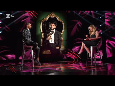 Federico Fashion Style cintura nera di sobrietà - Belve 10/10/2023