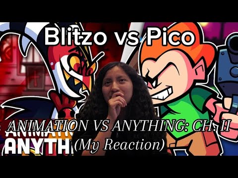 Blitzo vs Pico - Rap Battle! (ANIMATION VS ANYTHING: CH. II) (Reaction)