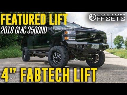 Featured Lift: 4” Fabtech Lift Kit 2018 Chevy 3500HD