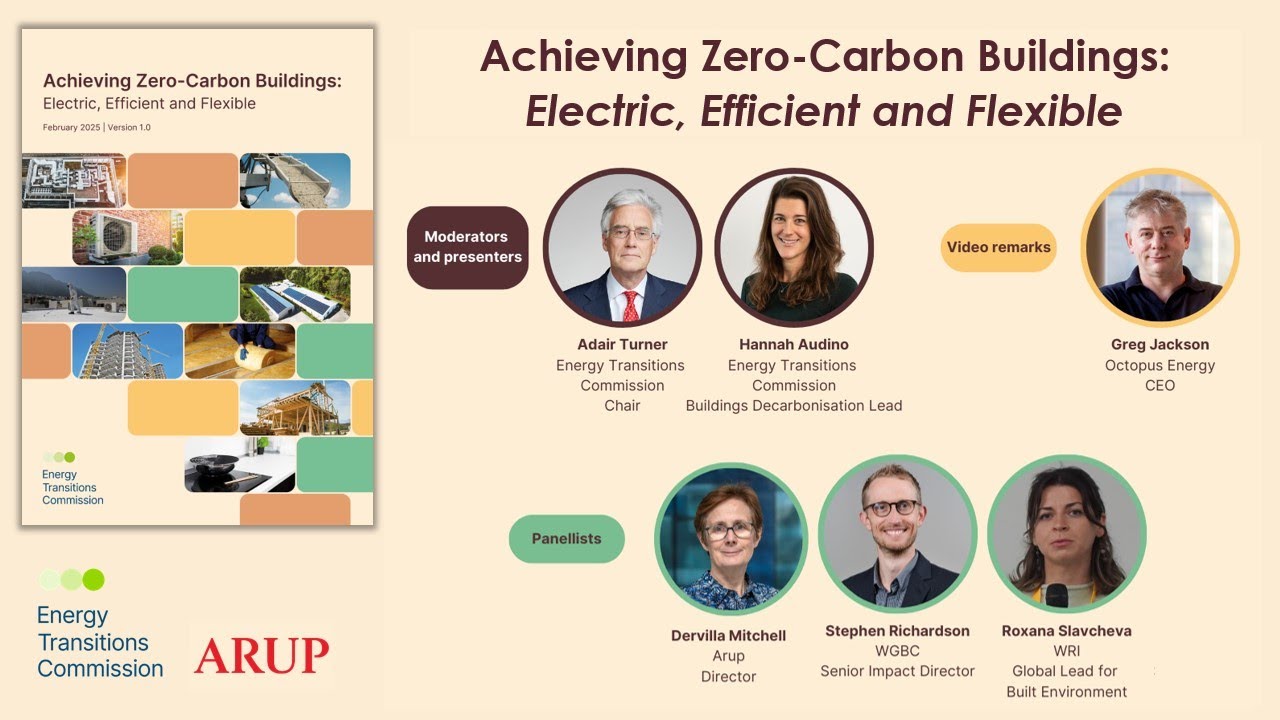 ETC Webinar: Achieving Zero-Carbon Buildings