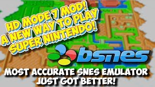 A New Way To Play SNES! HD Mode 7 Mod For BSNES Emulator & How To Setup!