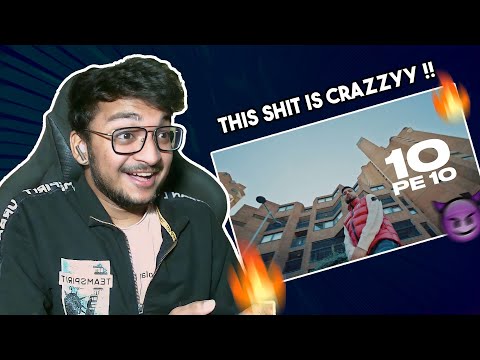 KR$NA Ft. French The Kid - 10 PE 10 REACTION VIDEO | JUNIOR REACTS | Official Music Video | 🇮🇳🇬🇧