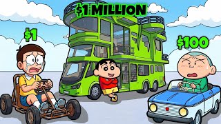 Shinchan Upgrading And Testing Most Expensive Car's 😱