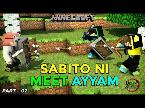KINGKY GAMER -  Minecraft Demon Slayer |  Finally Sabito Ni Meet Ayyam |  Part 02 |  Telugu Gameplay |  |  KINGKY GAMER |