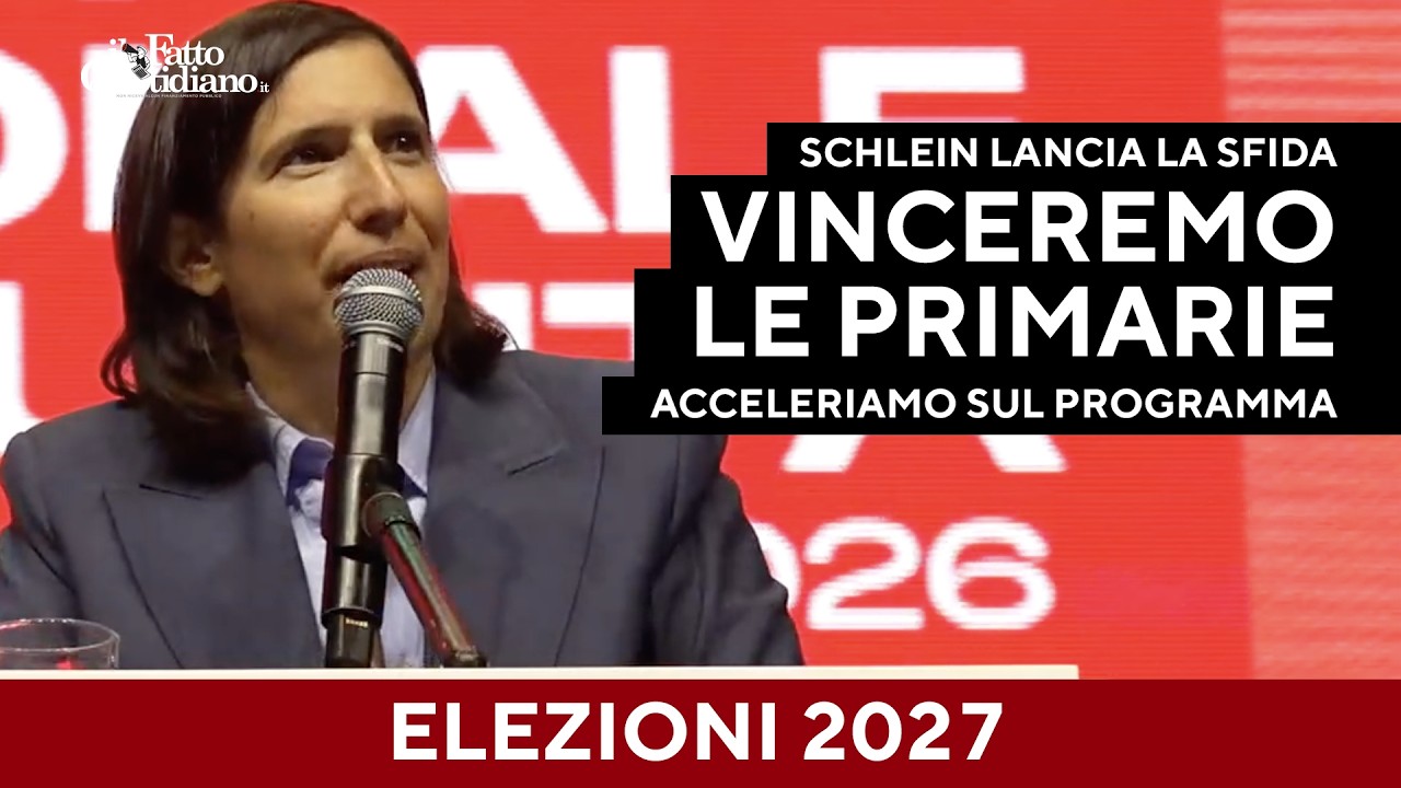 Schlein lancia la sfida a Conte e Meloni: “Non abbiamo paura delle primarie, le vinceremo”