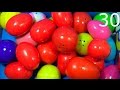 30 surprise eggs! Disney CARS MARVEL SpiderMan ...