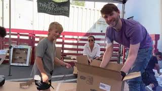 2023 Day of Play Cardboard Challenge Event at Two Bit Circus