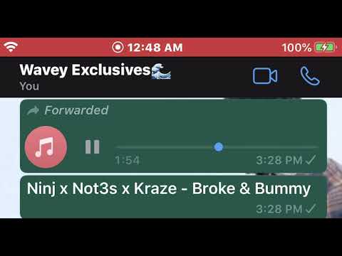 Ninj x Not3s x Kraze - Broke & Bummy (Preview) Trades #Exclusives