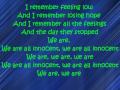 (HQ) Innocent - Our Lady Peace - LYRICS ON SCREEN!!!