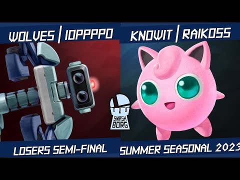 Smashborg Summer Seasonal 2023 LS // Wolves | ioppppo (R.O.B.) VS knowit | Raikoss (Jigglypuff)