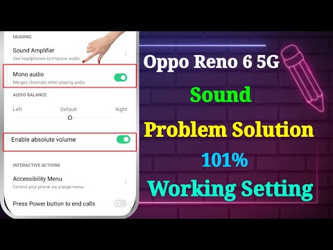 Oppo Reno 6 5G Sound Problem | How to Increase Sound in Oppo Reno 6 5G |Oppo Reno 6 5G Sound Setting