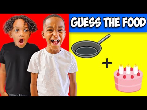 GUESS THE FOOD BY EMOJI CHALLENGE | The Prince Family Clubhouse