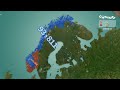 Norwegian Campaign World war II using Google Map