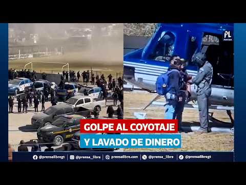 Con apoyo de EE. UU., capturan a 12 sospechosos por lavado y tráfico de personas en Huehuetenango