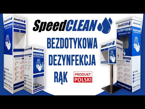 SpeedCLEAN - Urządzenie do bezdotykowej dezynfekcji rąk